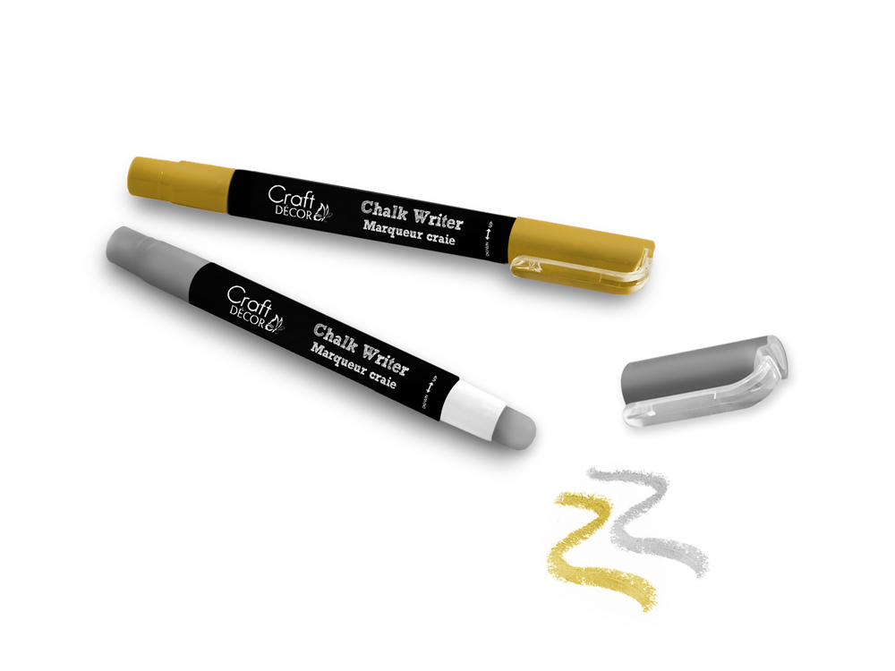 Picture of Craft Decor  Chalk Writer - Gold/Silver (2pk)