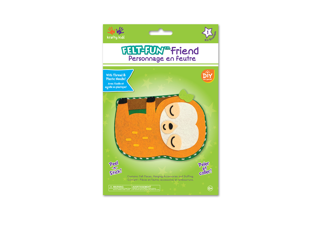 Picture of Krafty Kids Kit: DIY Felt Friends Sewing Kit - Sloth (CK191K)