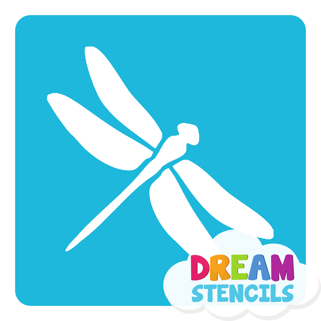 Picture of Dragonfly Glitter Tattoo Stencil - HP-290 (5pc pack)