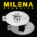 Picture of Milena Stencils - Giraffe - Stencil Set D7