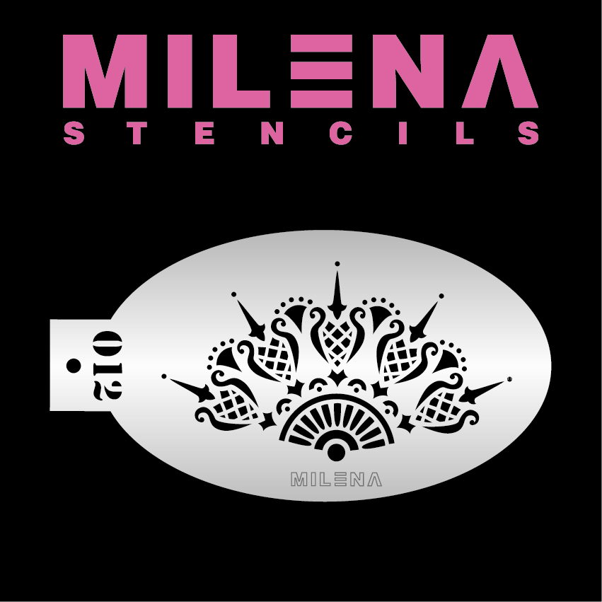 Picture of Milena Stencils - Lace Crown - Stencil O12