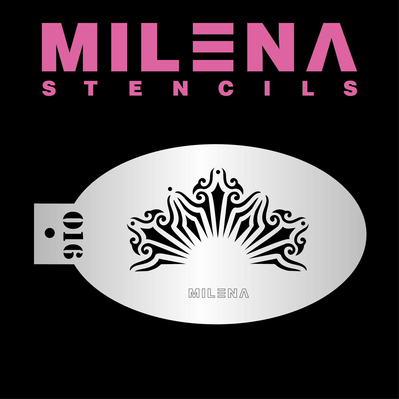 Picture of Milena Stencils - Princess Crown - Stencil O16