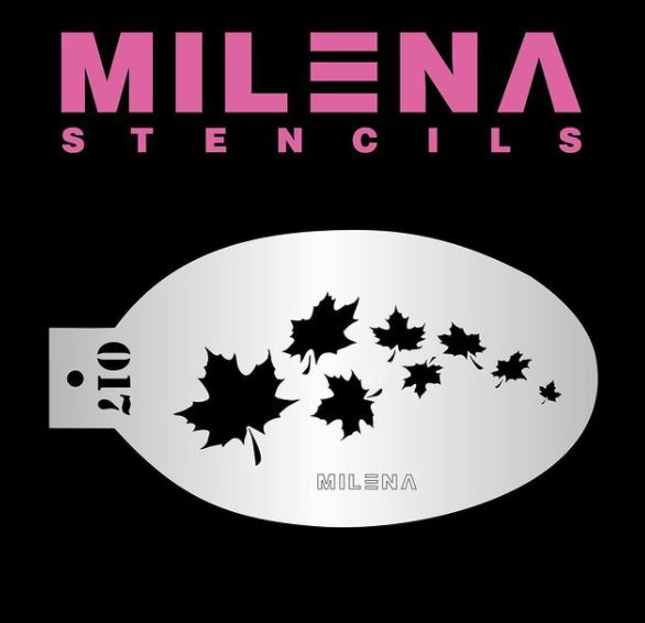 Picture of Milena Stencils - Falling Maple Leaves - Stencil O17