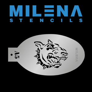 Picture of Milena Stencils - Bull Terrier Dog - Stencil A5