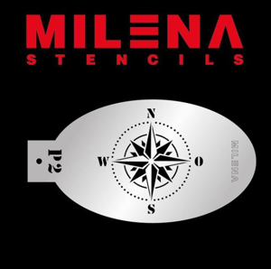 Picture of Milena Stencils - Compass - Stencil P2