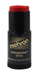 Picture of Mehron Makeup CreamBlend Stick - R/B Red
