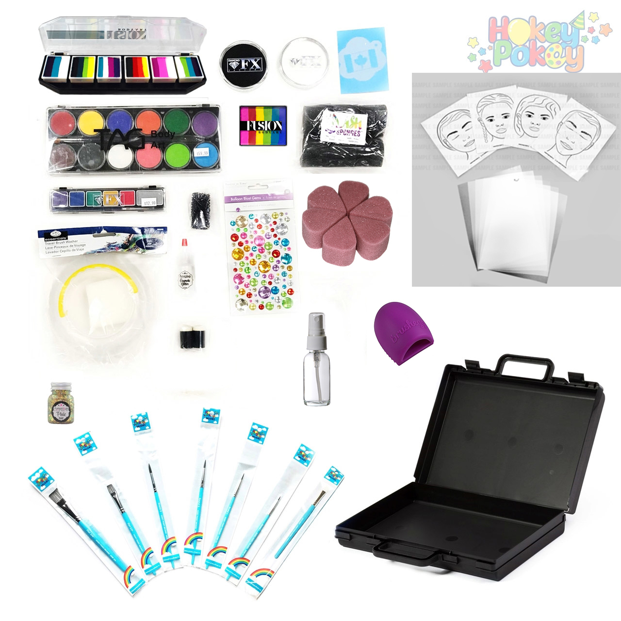 face-painting-business-kit-hokey-pokey-shop-professional-face-and