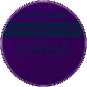 Picture of Kryolan Aquacolor - Cosmetic Grade UV-Dayglow Face Paint - Purple (8 ml)