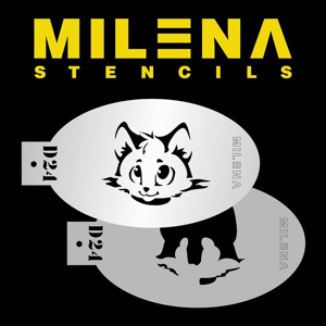 Picture of Milena Stencils - Kitty Cat - Stencil Set D24