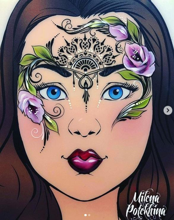 Picture of Milena Stencils - Lace Crown - Stencil O12