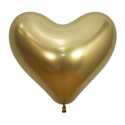 Picture of Sempertex 14" Reflex Gold Heart (50pcs)