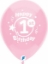 Picture of 12 Inch Funsational Balloons - Happy 1st Birthday (8/Bag Assorted )