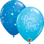 Picture of Qualatex 11'' Baby Boy Stars - Blue Latex balloons  50/bag