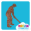 Picture of Golf Driver Glitter Tattoo Stencil - HP-341 (5pc pack)