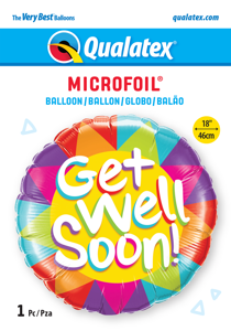 Picture of 18'' Get Well Soon Sunshine - Foil Ballon (1pc)