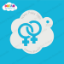 Picture of Lesbian Symbol - Dream Stencil - 357