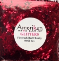 Picture of ABA Loose Chunky Glitter - Firetruck Red (1oz Bag /28g)