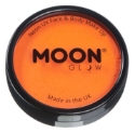 Picture of Moon Glow Neon UV Pro Face Paint Cake Pot - Intense Orange (36g)