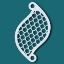 Picture of Superstar Face Paint Stencil - Scales 77004