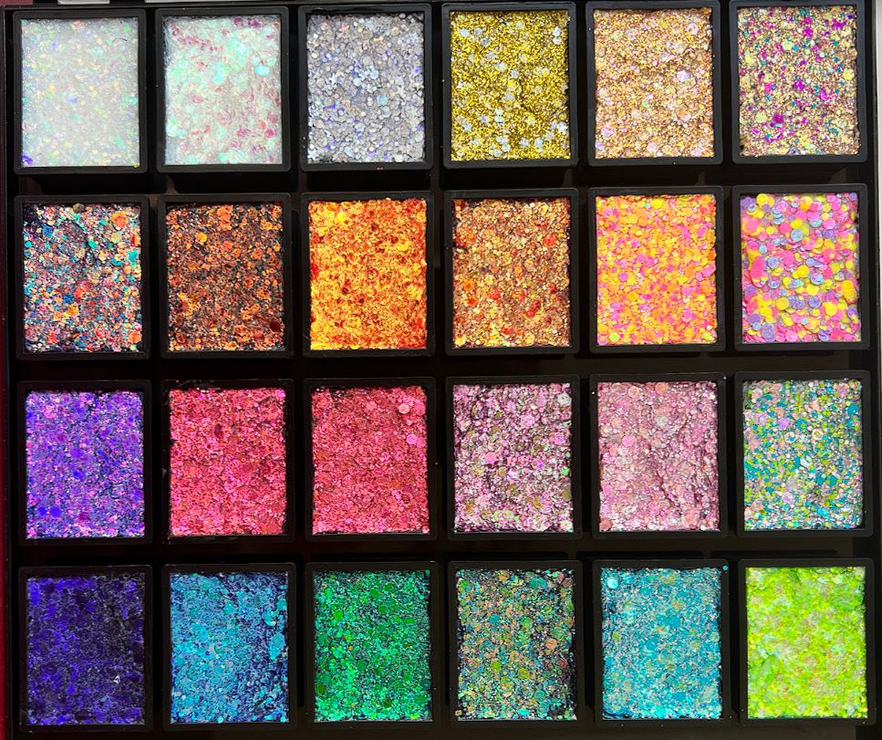 Fusion - Magic Sparkles Colour Shifting Glitter Cream Palette UV (192G) -  Hokey Pokey Shop, Professional Face and Body Paint Store