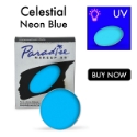 Picture of Mehron Paradise Neon UV  Blue Face Paint - Celestial (7g)