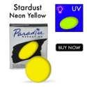Picture of Mehron Paradise Neon UV  Yellow Face Paint - Stardust (7g)