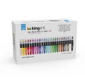 Picture of KINGART® Gel Stick Artist Mixed Media Watercolor Crayons, Set of 24 Unique Colors