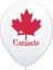 Picture of Qualatex 11'' Patriotic Maple Leaf Latex balloons  50/bag 