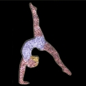 Picture of Gymnist Handstand - Sparkle Stencil (1pc)