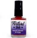 Picture of Art Factory Festival Ink - Brush On Temporary Tattoo Ink - Red 15 ml