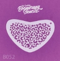 Picture of Art Factory Boomerang Stencil - Cheetah Print (B052)