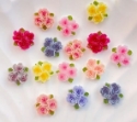 Picture of Rose Gems - Rose Cluster Mixed Color Assortment 12mm (30 pc.) (FG-AR6)