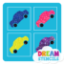 Picture of Mini 4 in 1 Car Glitter Tattoo Stencil - HP - 395 (5pc pack) 