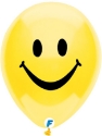 Picture of 12 Inch Funsational Balloons - Smiley Face (8/Bag)