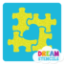 Picture of Heart and Puzzles Glitter Tattoo Stencil - HP-418 (5pc pack)