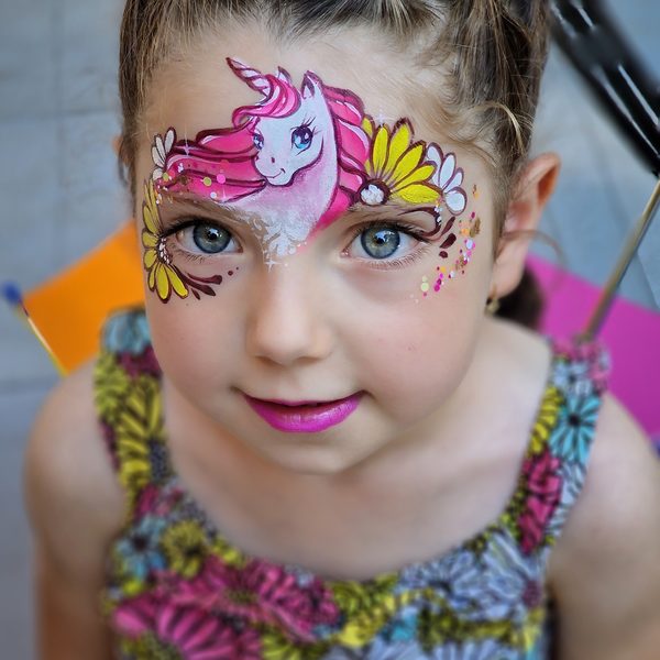 Unicorn face painting